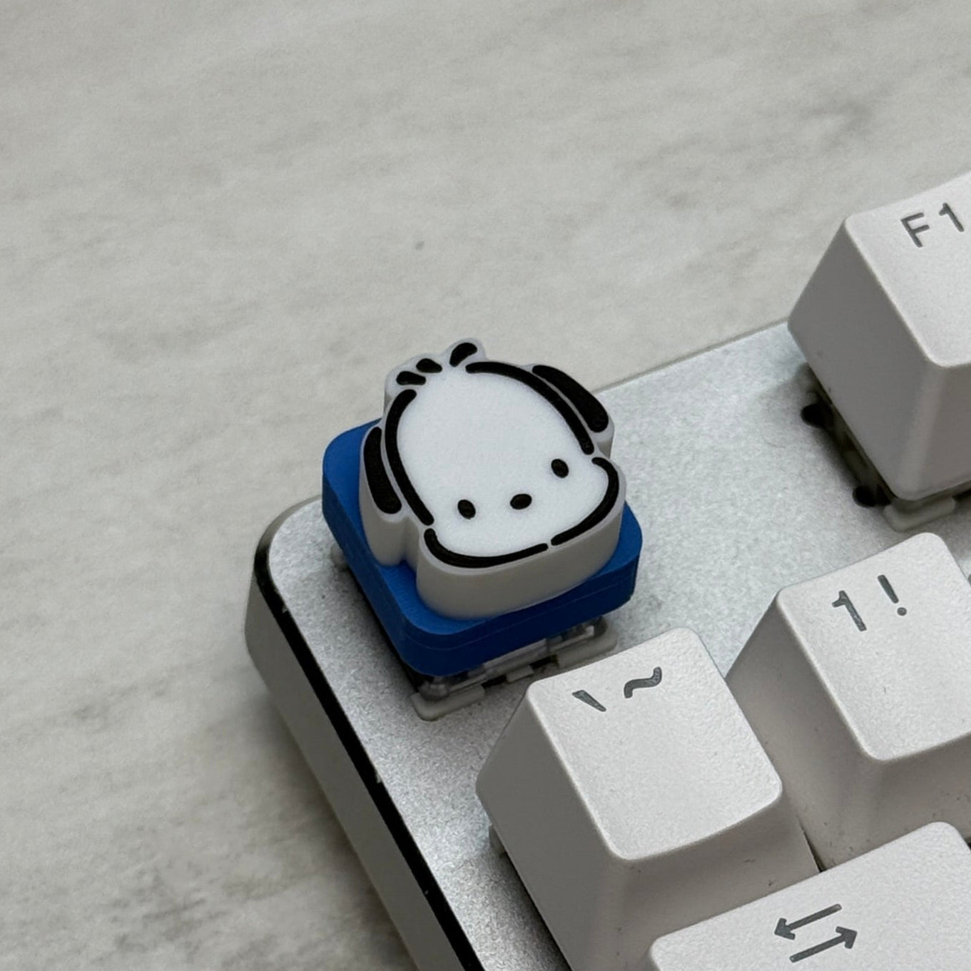 Pochacco Keycap & Keychain | Stress Relief Fidget | Cartoon Collection | 3D Printed Gifts