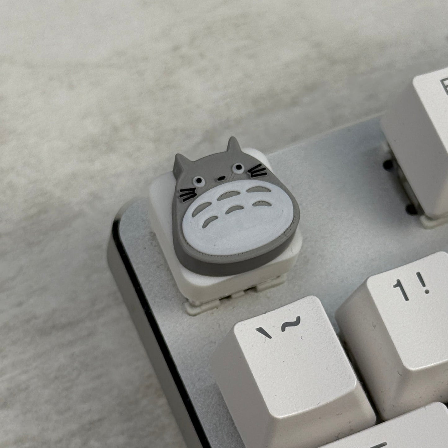 Totoro Keycap & Keychain | Stress Relief Fidget | Cartoon Collection | 3D Printed Gifts