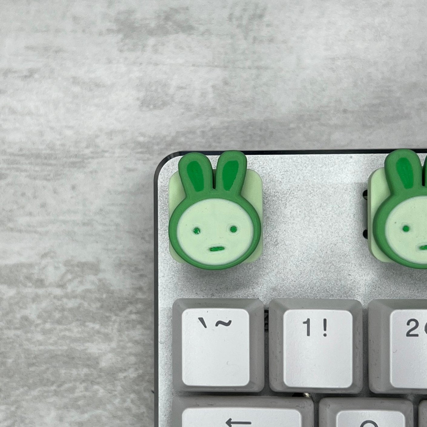 Smiski Bunny Keycap & Keychain | Stress Relief Fidget | Cartoon Collection | 3D Printed Gifts