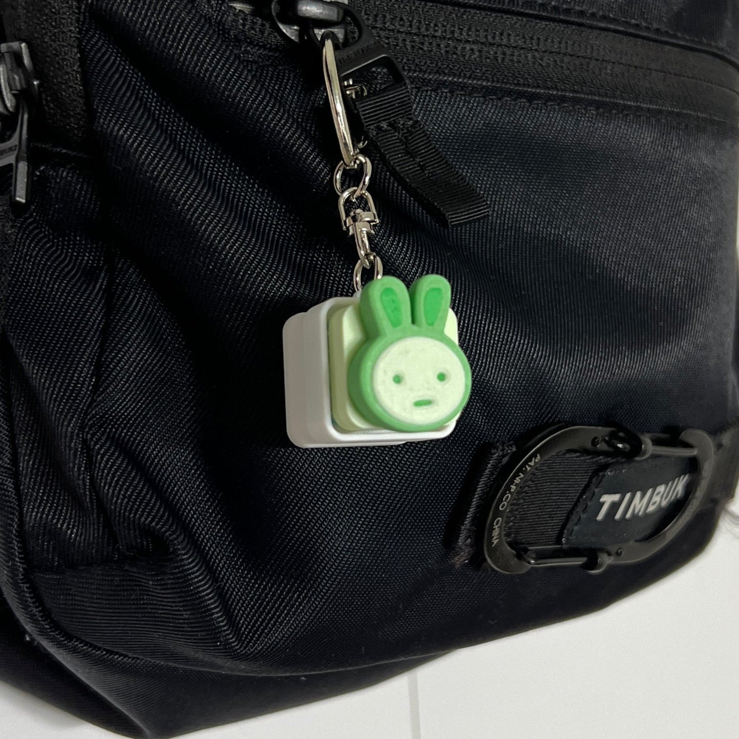Smiski Bunny Keycap & Keychain | Stress Relief Fidget | Cartoon Collection | 3D Printed Gifts