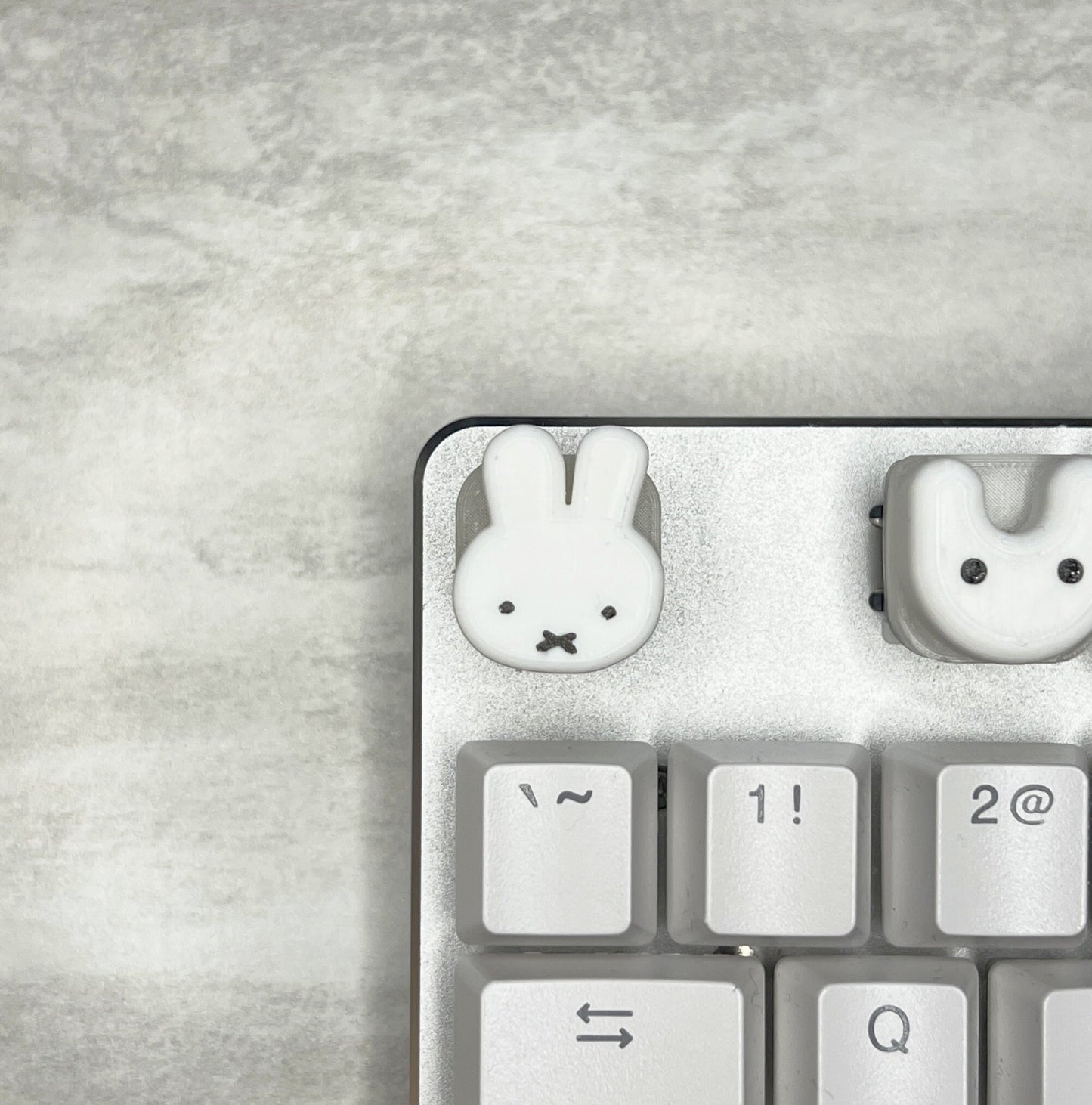 Miffy Keycap & Keychain | Stress Relief Fidget | Cartoon Collection | 3D Printed Gifts