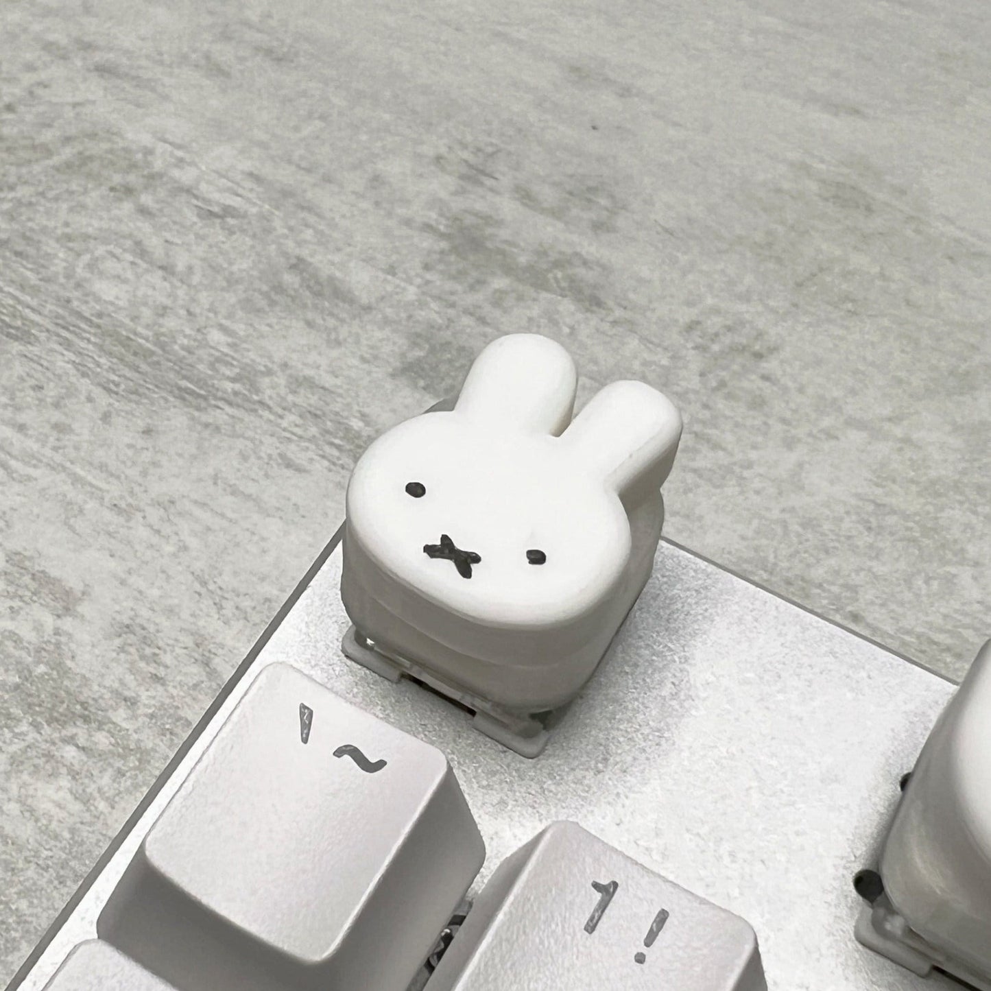 Miffy Keycap & Keychain | Stress Relief Fidget | Cartoon Collection | 3D Printed Gifts