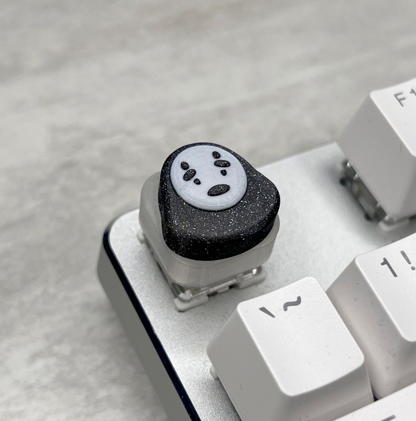 No Face Kaonashi Keycap | Cartoon Studio Ghibli Collection | 3D Printed Keyboard Accessory & Gifts