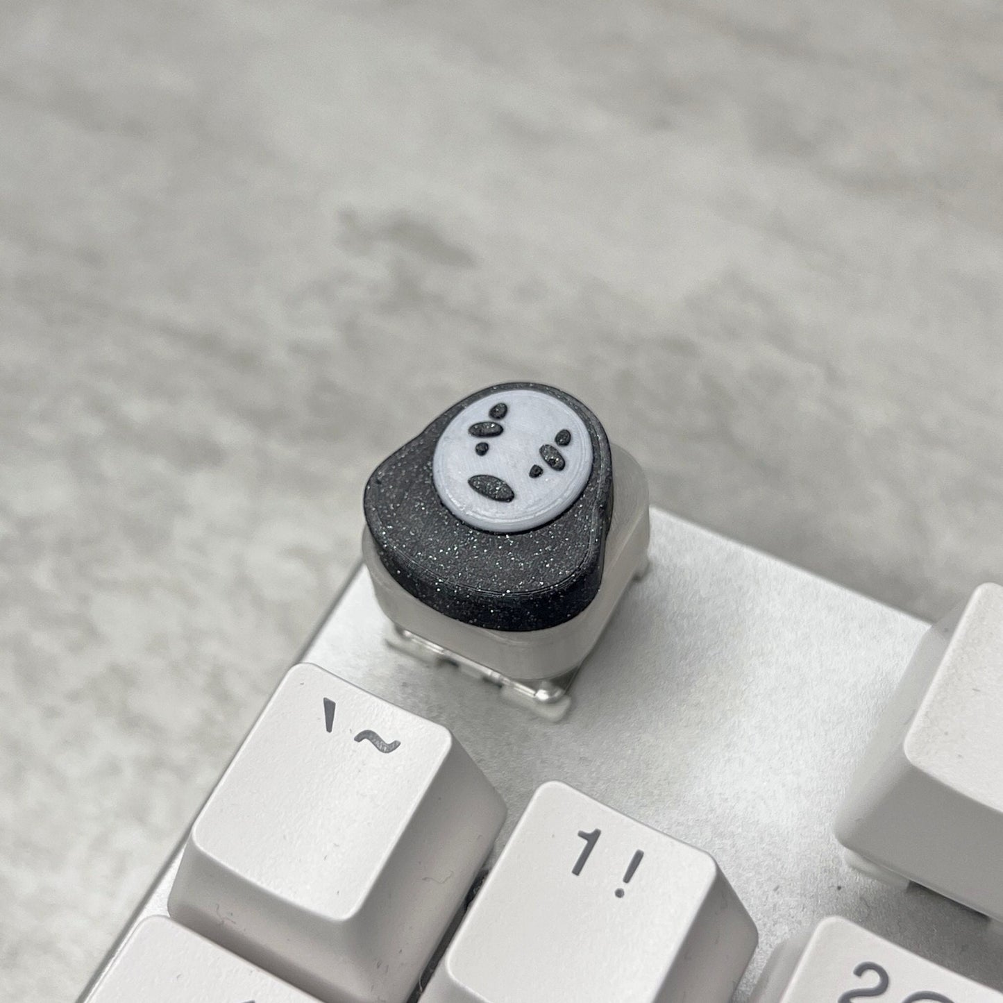 No Face Kaonashi Keycap | Cartoon Studio Ghibli Collection | 3D Printed Keyboard Accessory & Gifts