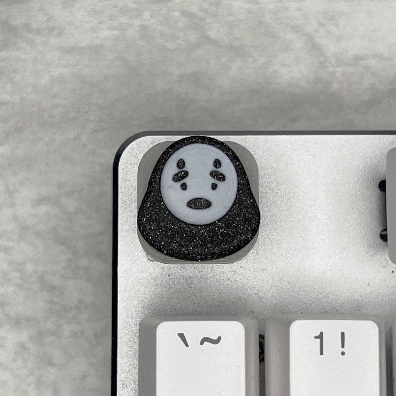 No Face Kaonashi Keycap | Cartoon Studio Ghibli Collection | 3D Printed Keyboard Accessory & Gifts