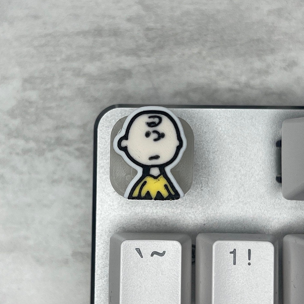 Charlie Brown Keycap | Cartoon Collection | 3D Printed Keyboard Accessory & Gifts