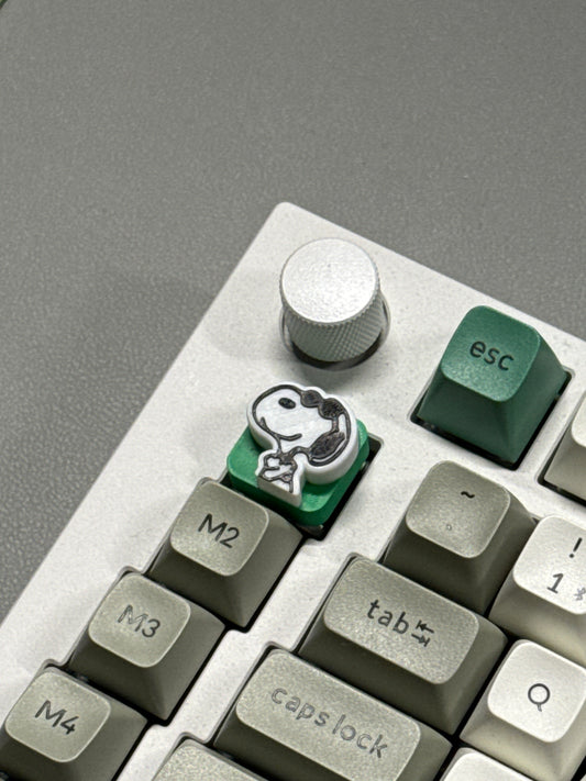Joe Cool Snoopy Keycap | Cartoon Collection | 3D Printed Keyboard Accessory & Gifts