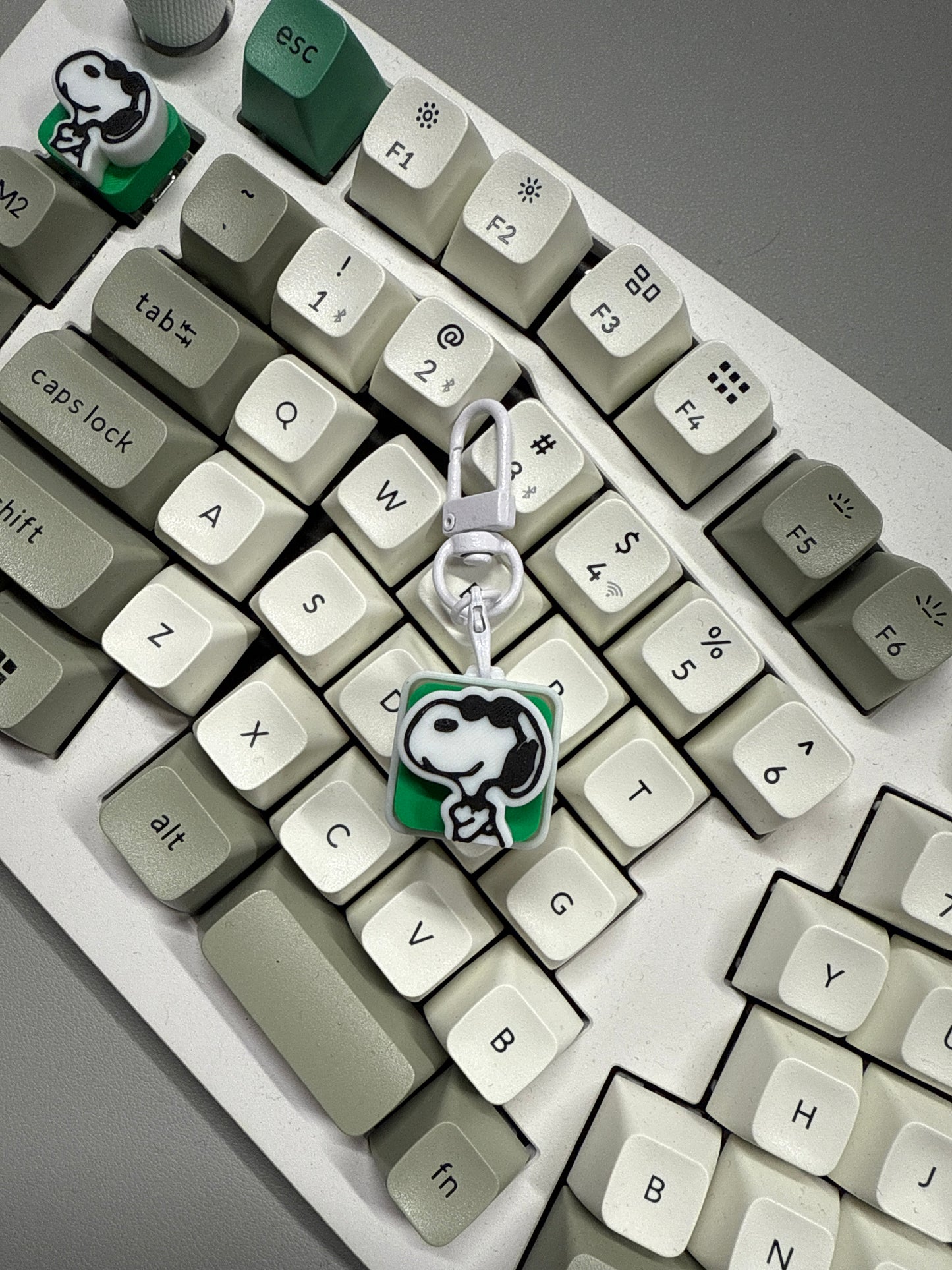 Joe Cool Snoopy Keycap | Cartoon Collection | 3D Printed Keyboard Accessory & Gifts