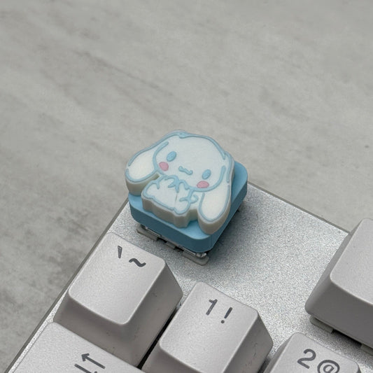 Cinnamoroll Keycap & Keychain | Stress Relief Fidget | Cartoon Collection | 3D Printed Gifts