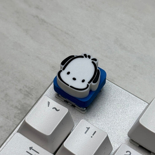 Pochacco Keycap & Keychain | Stress Relief Fidget | Cartoon Collection | 3D Printed Gifts