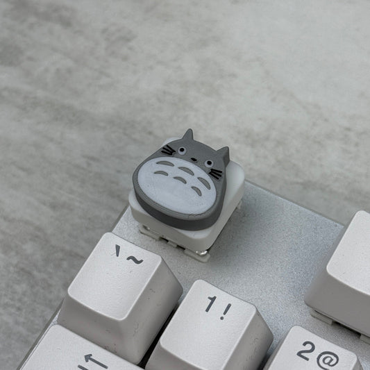 Totoro Keycap & Keychain | Stress Relief Fidget | Cartoon Collection | 3D Printed Gifts