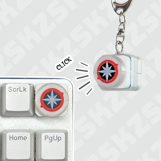 STRAY KIDS (SKZ) Keycap & Keychain | Stress Relief Fidget Toy | KPOP Lightstick Collection | 3D Printed Gifts