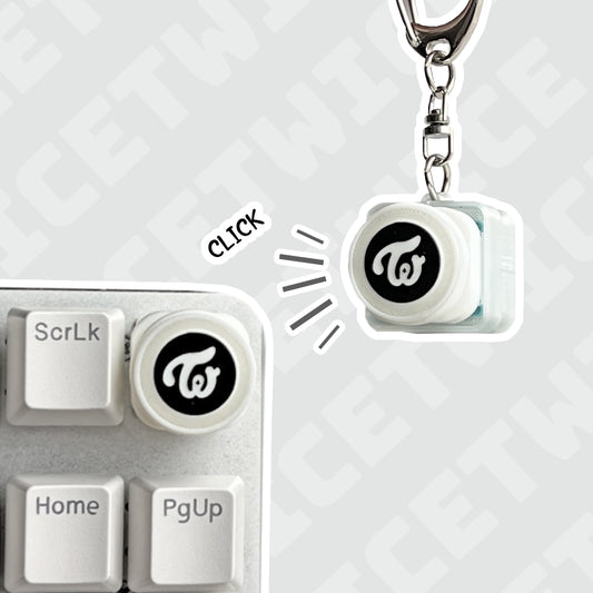 TWICE Keycap & Keychain | Stress Relief Fidget Toy | KPOP Lightstick Collection | 3D Printed Gifts
