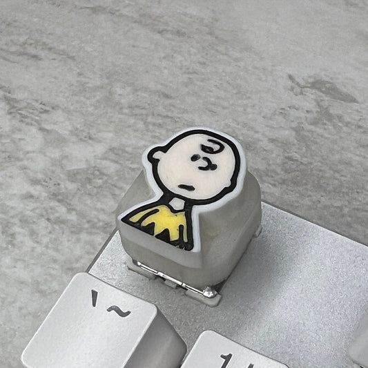 Charlie Brown Keycap | Cartoon Collection | 3D Printed Keyboard Accessory & Gifts